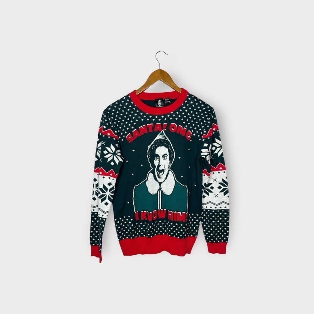 Elf Christmas Sweater Size Medium